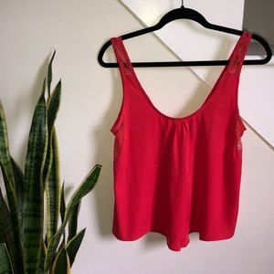 Urban Outfitters Lace Detail Tank Top